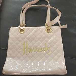 Harrod’s Quilted Hand Bag